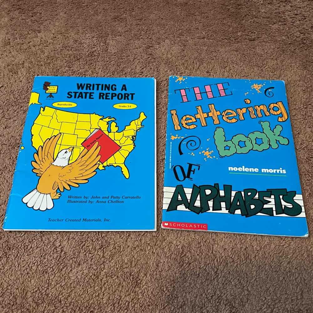 The Lettering Book of Alphabets and Writing a State Report